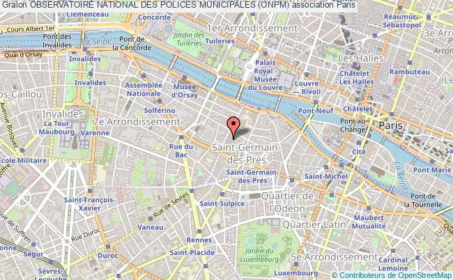 plan association Observatoire National Des Polices Municipales (onpm) Paris