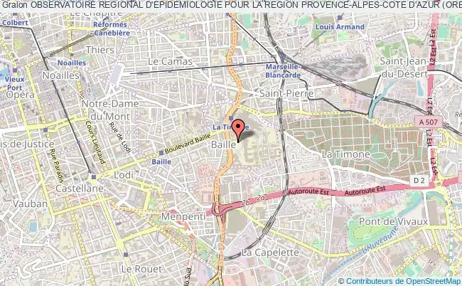 plan association Observatoire Regional D'epidemiologie Pour La Region Provence-alpes-cote D'azur (orep) Marseille