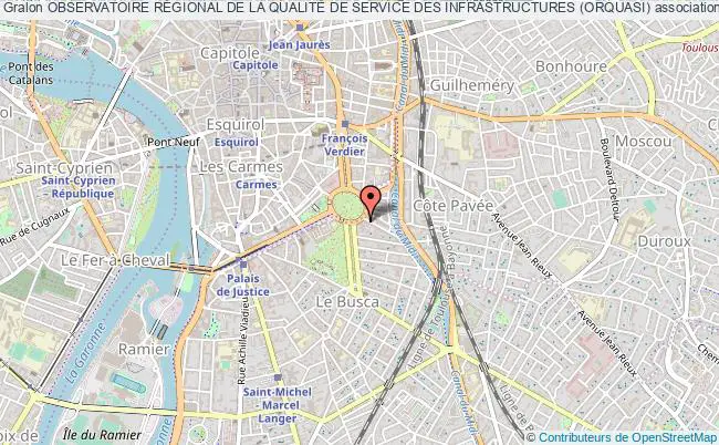 plan association Observatoire RÉgional De La QualitÉ De Service Des Infrastructures (orquasi) Toulouse Cedex 06