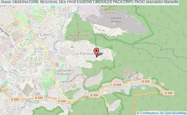 plan association Observatoire Regional Des Professions Liberales Paca (orpl Paca) Marseille