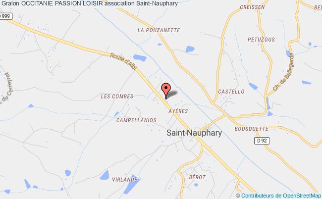 plan association Occitanie Passion Loisir Saint-Nauphary