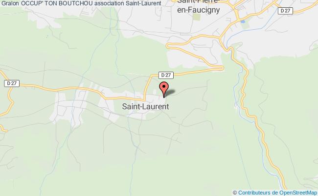 plan association Occup' Ton Boutchou Saint-Laurent