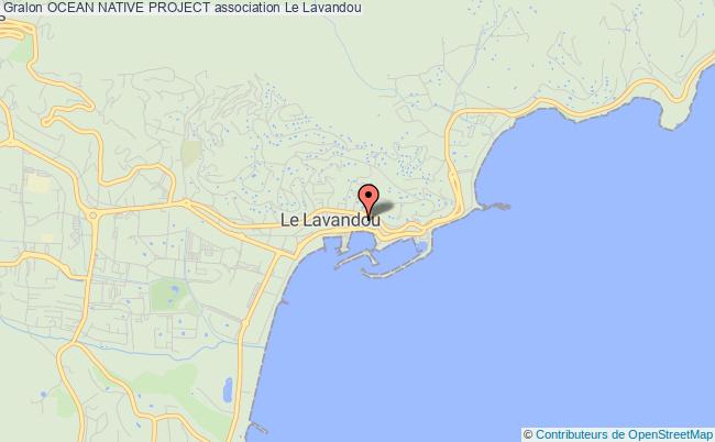plan association Ocean Native Project Le    Lavandou