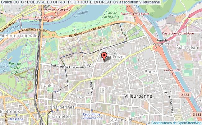 plan association Octc : L'oeuvre Du Christ Pour Toute La CrÉation Villeurbanne