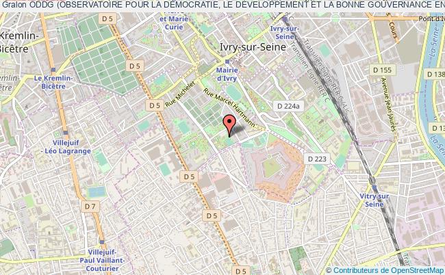 plan association Oddg (observatoire Pour La DÉmocratie, Le DÉveloppement Et La Bonne Gouvernance En CÔte D'ivoire) Ivry-sur-Seine