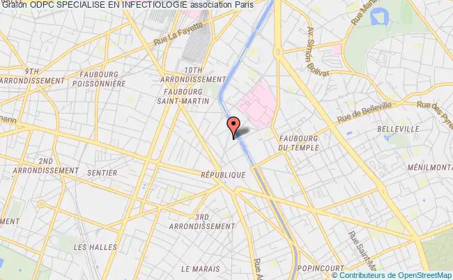 plan association Odpc Specialise En Infectiologie Paris