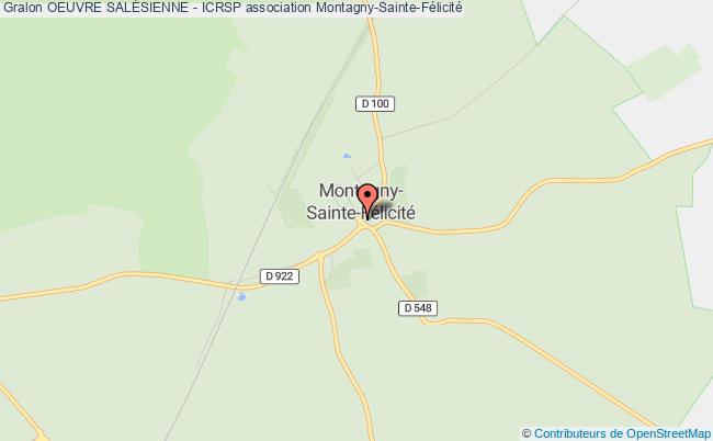 plan association Oeuvre SalÉsienne - Icrsp Montagny-Sainte-Félicité