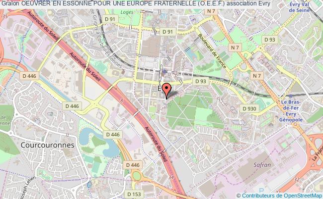 plan association Oeuvrer En Essonne Pour Une Europe Fraternelle (o.e.e.f.) Évry