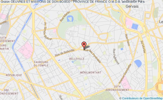 plan association Oeuvres Et Missions De Don Bosco - Province De France O.m.d.b. Paris