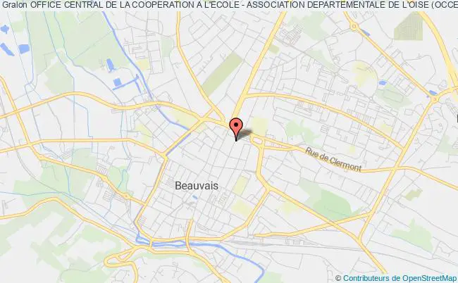 plan association Office Central De La Cooperation A L'ecole - Association Departementale De L'oise (occe-oise) Beauvais