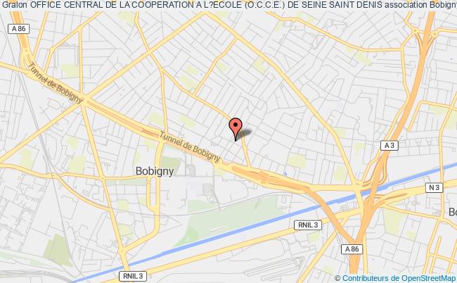 plan association Office Central De La Cooperation A L?ecole (o.c.c.e.) De Seine Saint Denis Bobigny