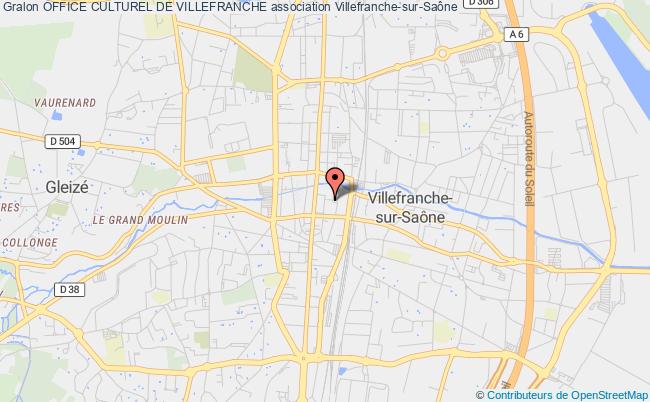 plan association Office Culturel De Villefranche Villefranche-sur-Saône