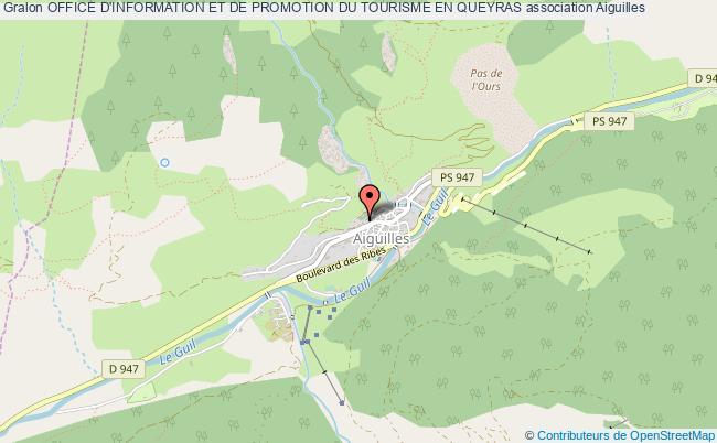 plan association Office D'information Et De Promotion Du Tourisme En Queyras Aiguilles