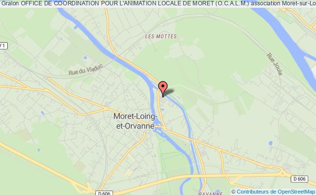 plan association Office De Coordination Pour L'animation Locale De Moret (o.c.a.l.m.) Moret-sur-Loing