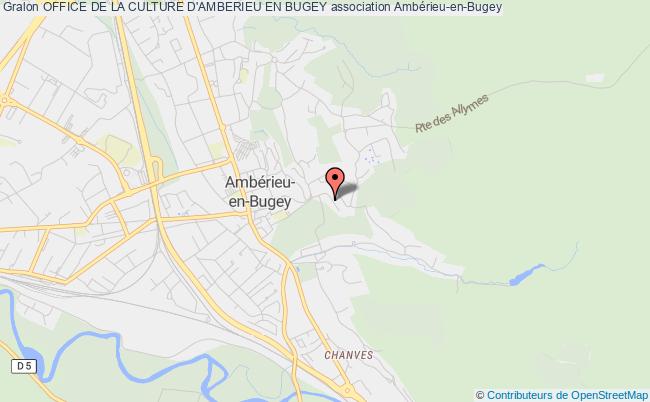 plan association Office De La Culture D'amberieu En Bugey Ambérieu-en-Bugey
