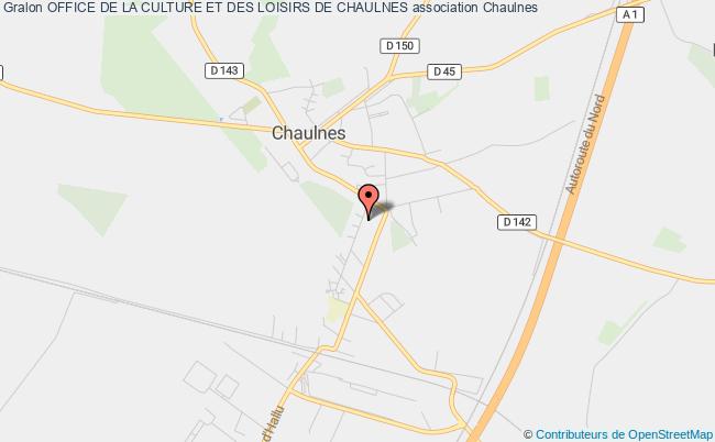plan association Office De La Culture Et Des Loisirs De Chaulnes Chaulnes