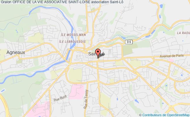 plan association Office De La Vie Associative Saint-loise Saint-Lô