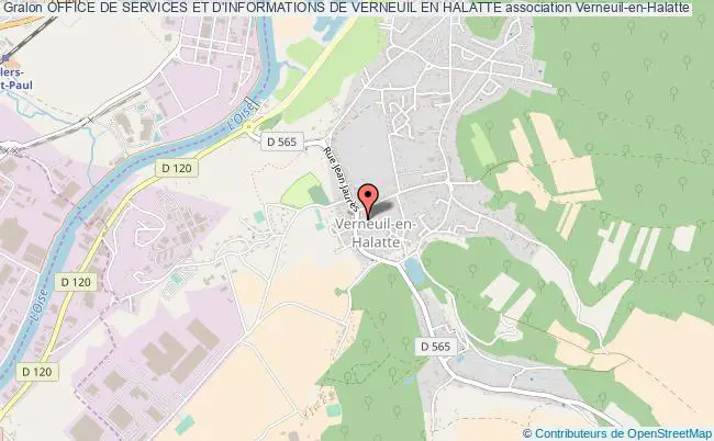 plan association Office De Services Et D'informations De Verneuil En Halatte Verneuil-en-Halatte