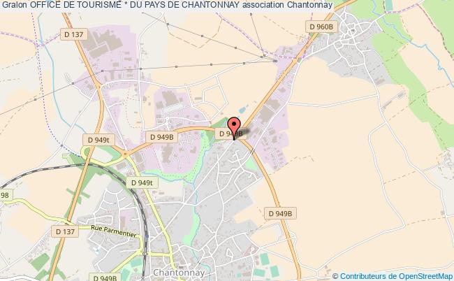 plan association Office De Tourisme * Du Pays De Chantonnay Chantonnay