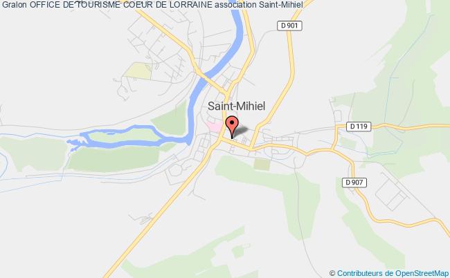 plan association Office De Tourisme Coeur De Lorraine Saint-Mihiel