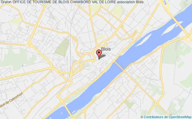 plan association Office De Tourisme De Blois Chambord Val De Loire Blois