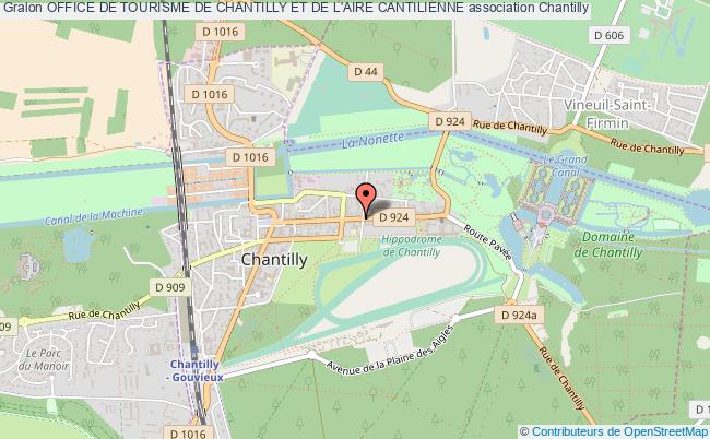 OFFICE DE TOURISME DE CHANTILLY ET DE L'AIRE CANTILIENNE