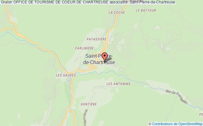 plan association Office De Tourisme De Coeur De Chartreuse Saint-Pierre-de-Chartreuse