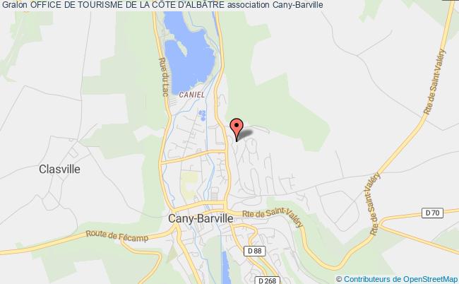 plan association Office De Tourisme De La CÔte D'albÂtre Cany-Barville
