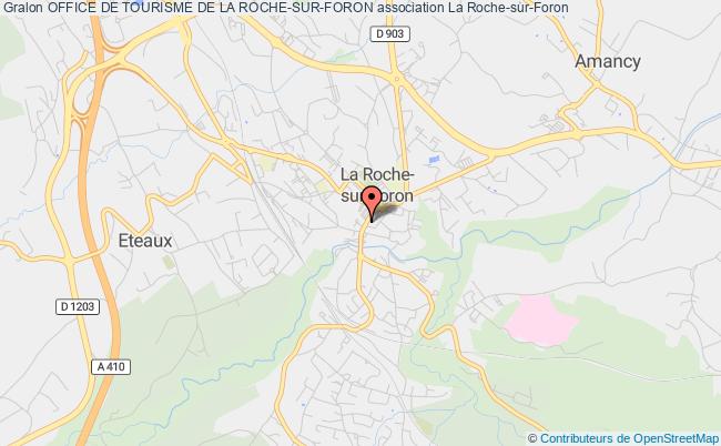 plan association Office De Tourisme De La Roche-sur-foron La    Roche-sur-Foron