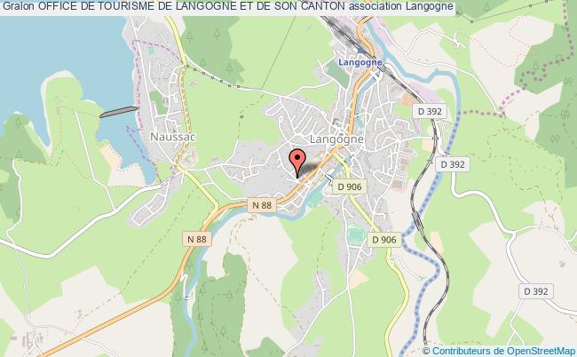 plan association Office De Tourisme De Langogne Et De Son Canton Langogne