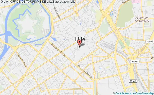 plan association Office De Tourisme De Lille Lille
