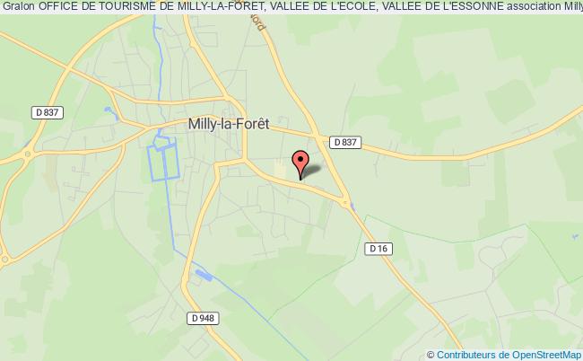 OFFICE DE TOURISME DE MILLY-LA-FORET, VALLEE DE L'ECOLE, VALLEE DE L'ESSONNE