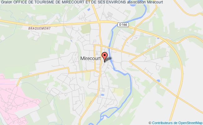 plan association Office De Tourisme De Mirecourt Et De Ses Environs Mirecourt