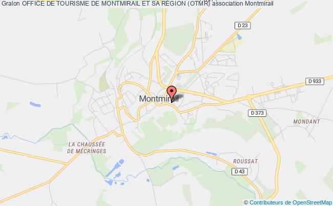 plan association Office De Tourisme De Montmirail Et Sa RÉgion (otmr) Montmirail