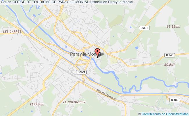 plan association Office De Tourisme De Paray-le-monial Paray-le-Monial