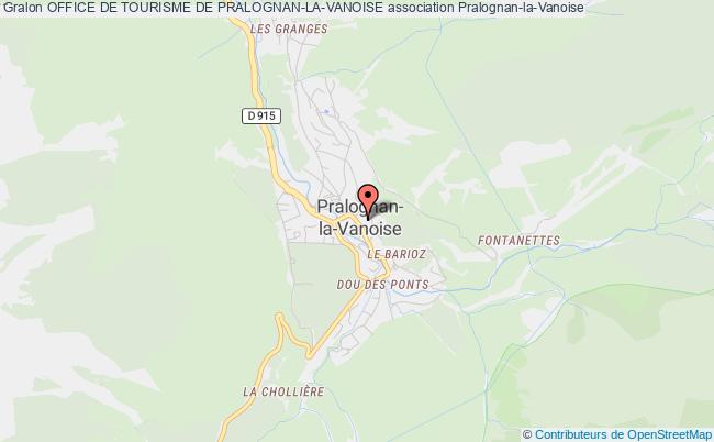 plan association Office De Tourisme De Pralognan-la-vanoise Pralognan-la-Vanoise
