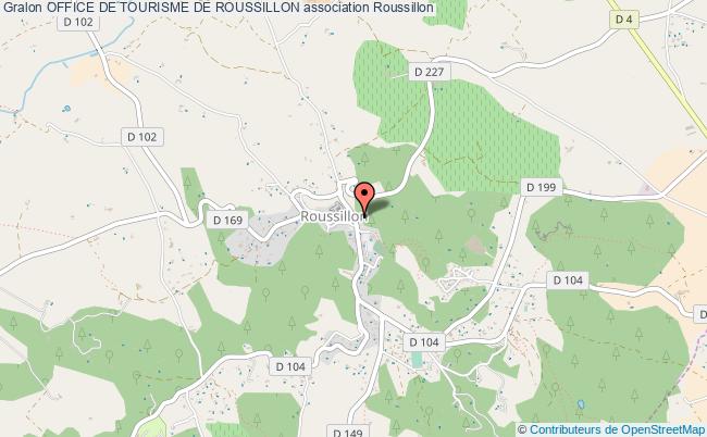 plan association Office De Tourisme De Roussillon Roussillon