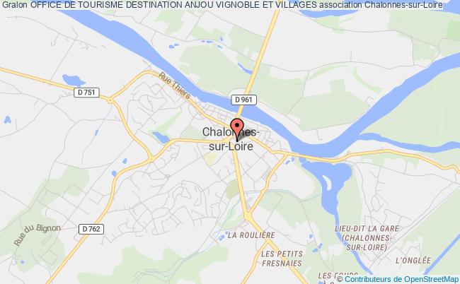 plan association Office De Tourisme Destination Anjou Vignoble Et Villages Chalonnes-sur-Loire