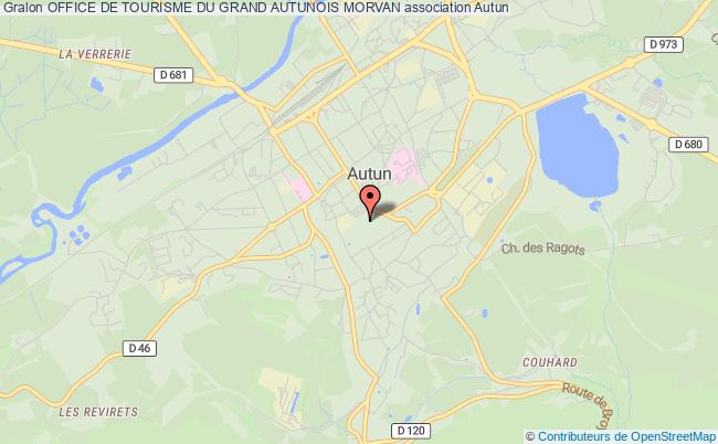 plan association Office De Tourisme Du Grand Autunois Morvan Autun
