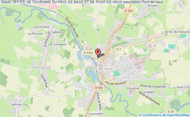 OFFICE DE TOURISME DU PAYS DE BÂGÉ ET DE PONT-DE-VAUX