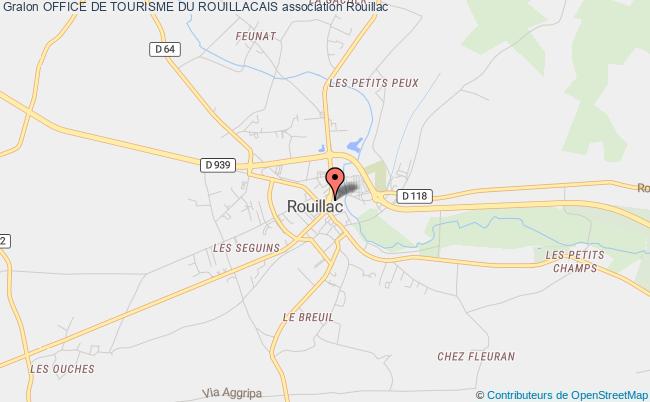 plan association Office De Tourisme Du Rouillacais Rouillac
