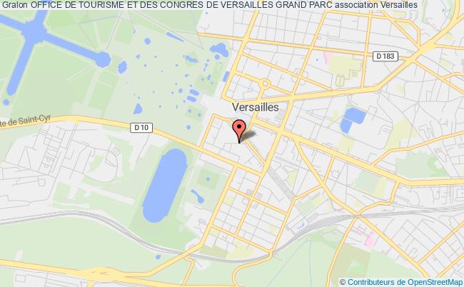 plan association Office De Tourisme Et Des Congres De Versailles Grand Parc Versailles