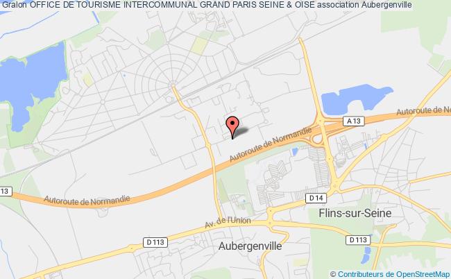 plan association Office De Tourisme Intercommunal Grand Paris Seine & Oise Aubergenville
