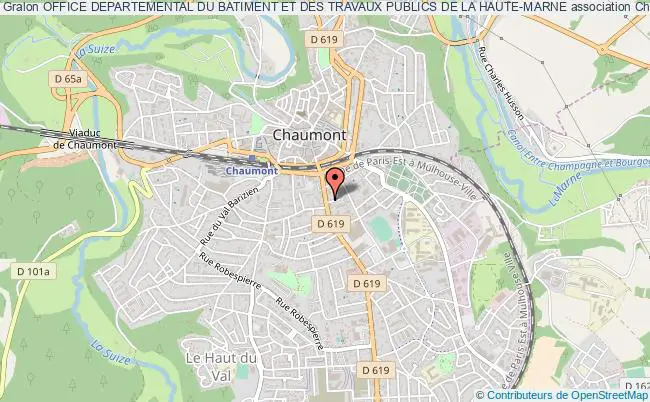plan association Office Departemental Du Batiment Et Des Travaux Publics De La Haute-marne Chaumont