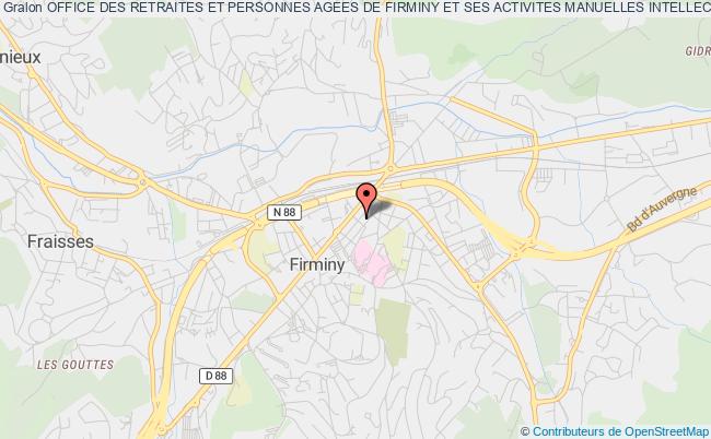 OFFICE DES RETRAITES ET PERSONNES AGEES DE FIRMINY ET SES ACTIVITES MANUELLES INTELLECTUELLES ET SPORTIVES