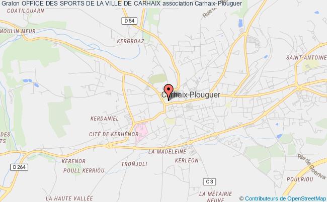 plan association Office Des Sports De La Ville De Carhaix Carhaix-Plouguer