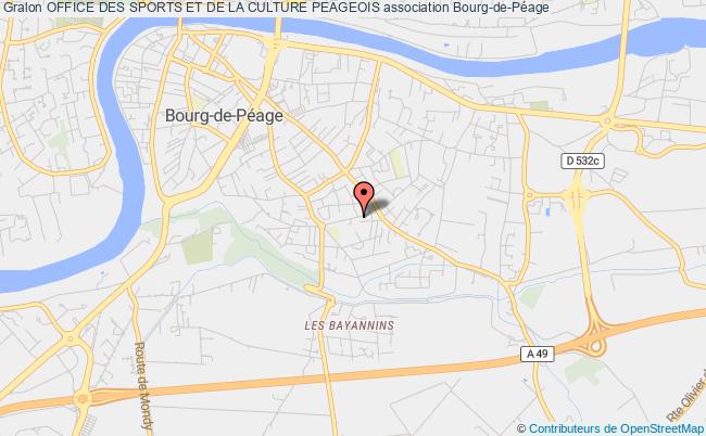 plan association Office Des Sports Et De La Culture Peageois Bourg-de-Péage