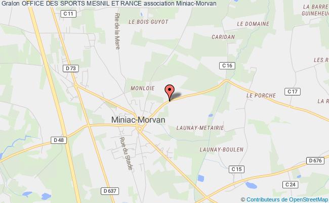 plan association Office Des Sports Mesnil Et Rance Miniac-Morvan