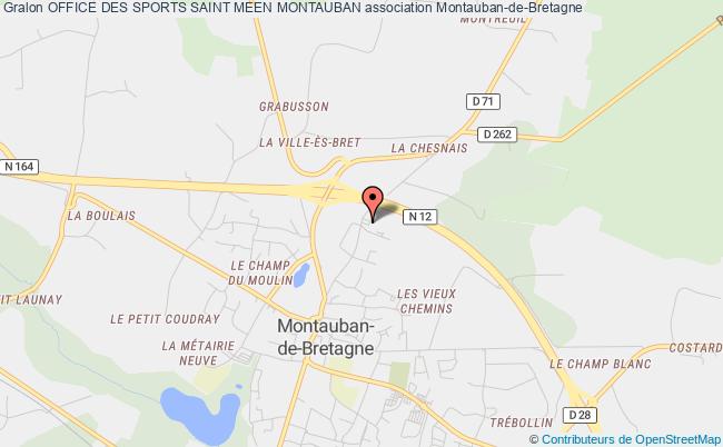 plan association Office Des Sports Saint Meen Montauban Montauban-de-Bretagne