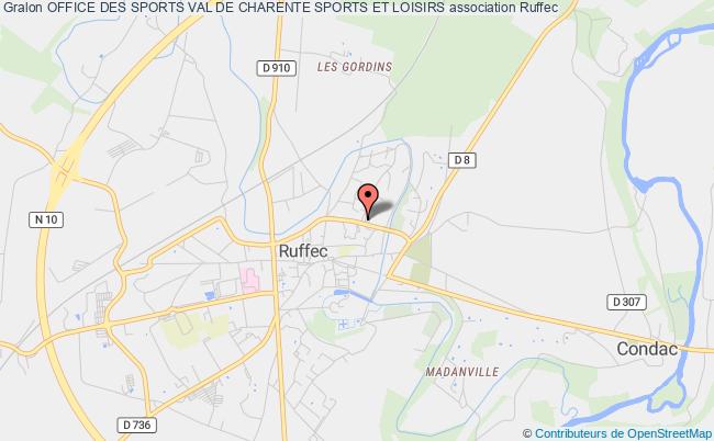 plan association Office Des Sports Val De Charente Sports Et Loisirs Ruffec